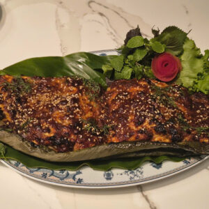Cá tầm nướng