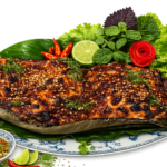 cá tầm nướng than hoa